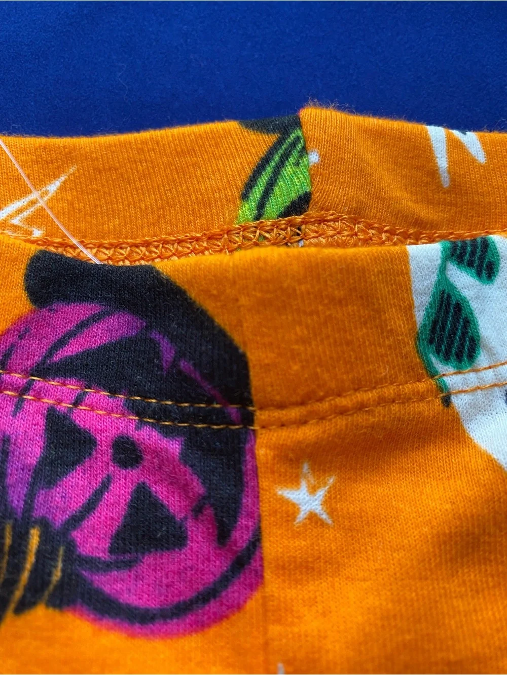 New Hyde & Eek! Halloween Orange Pajama Pants Size Kids 6
